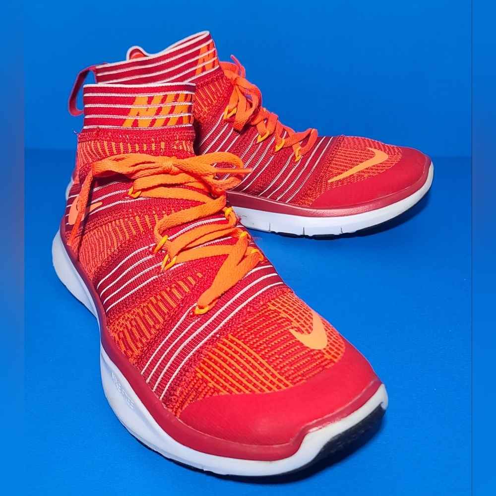Nike Free Train Virtue Men's University Red/Hyper Orange Training-Running Sz 9.5